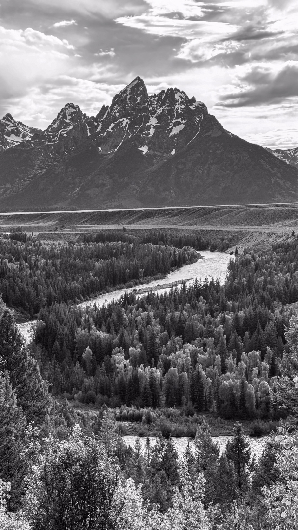 致敬 Ansel Adams 的大提顿与蛇河